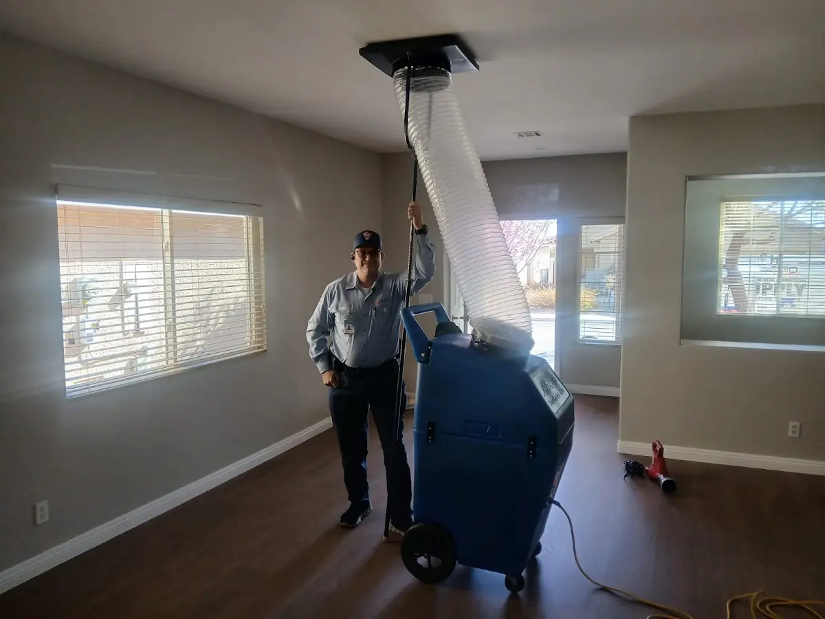 Professional Dryer Vent Cleaning work inside a Willoughby home